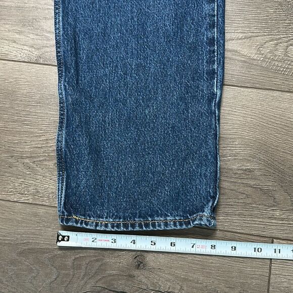 Levi’s Silver Tab 94 Baggy Mid Rise Straight Leg Blue Jeans Size 30 - Picture 11 of 13